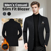 ❄️Winter Hot Sale🔥Men's Fleece-Lined Slim-Fit Casual Suit Jacket