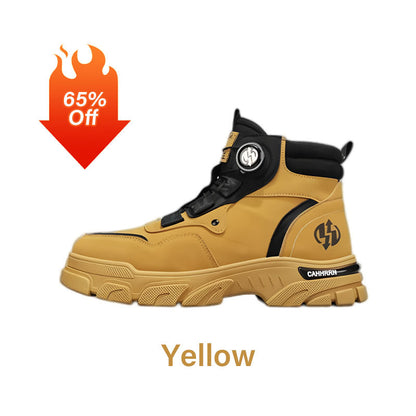 🔥65% OFF🔥Men's Outdoor Swivel Buckle Work Shoes 🔄👞 – Waterproof 💦, Anti-slip 🚶‍♂️, Comfortable , Breathable 🌬️