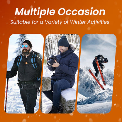 Men’s Thermal Hooded Parka Coat - Windproof & Water-Resistant Winter Jacket with Multiple Pockets for Extreme Cold ❄️🛡️