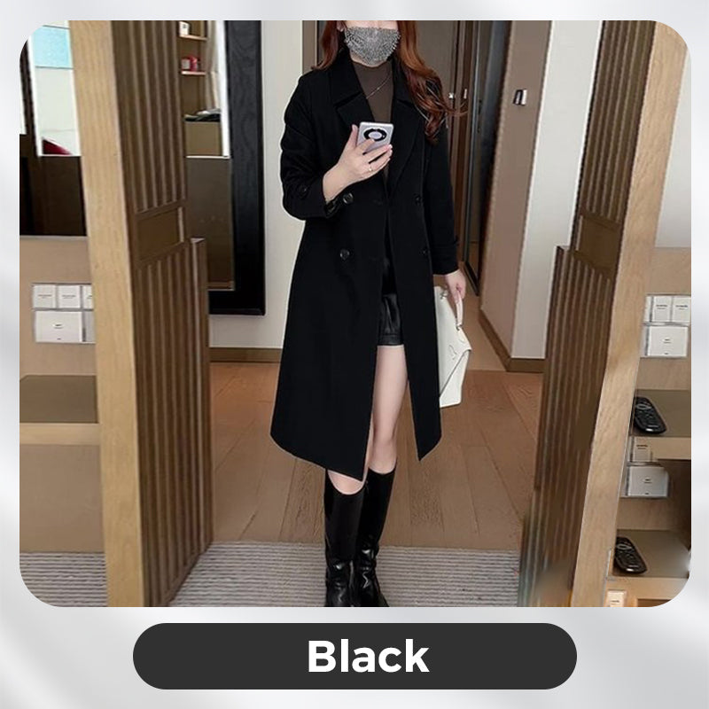 ⏳Limited-time 50% off⏰Women's Elegant Warm Trench Coat🧥