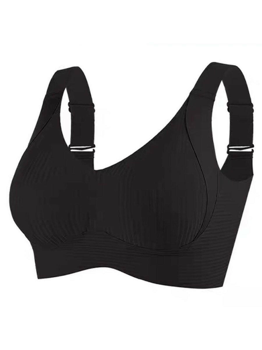 💕Women's Ribbed Push Up Adjustable Wireless Bra