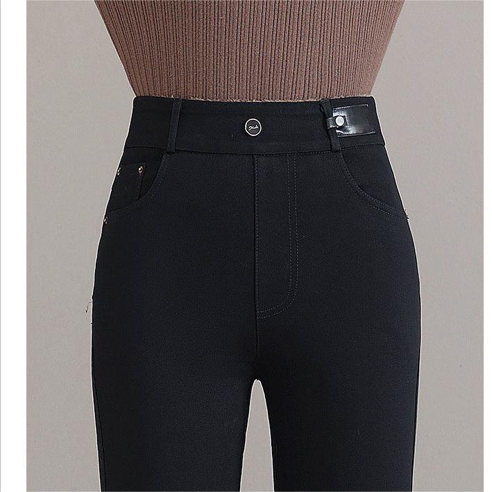 🔥HOT SALE 49% OFF💕Women's High Waist Slim Stretch Warm Skinny Jeans