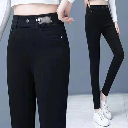 🔥HOT SALE 49% OFF💕Women's High Waist Slim Stretch Warm Skinny Jeans