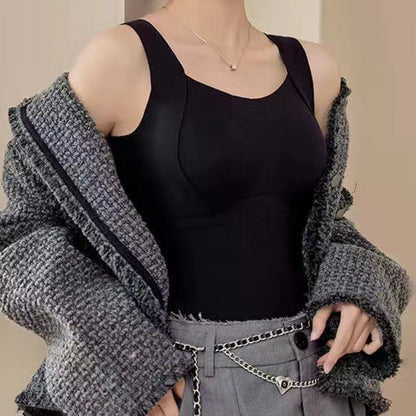 🎉hot selling Thickened Warm Tank Top with Shelf Bra