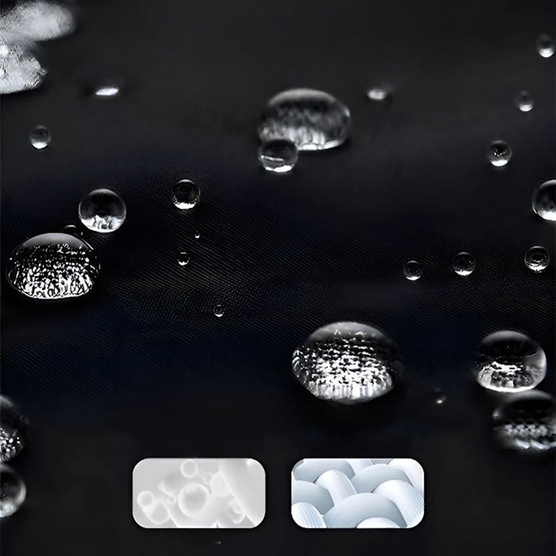 Men's quilted winter jacket with pile lining