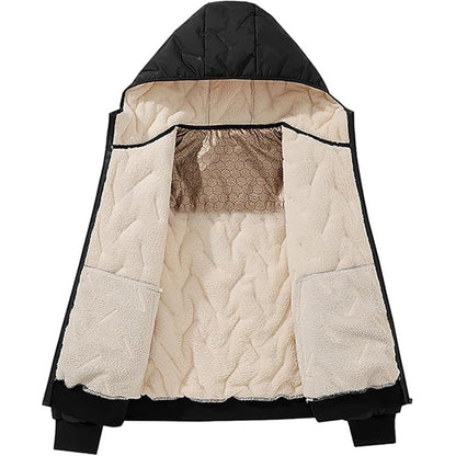 Men's Winter Warm Zipper Hooded Coat