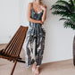 💃Zomeruitverkoop met 50% korting🍃Damesmode Spaghettibandjes Jumpsuit met Print
