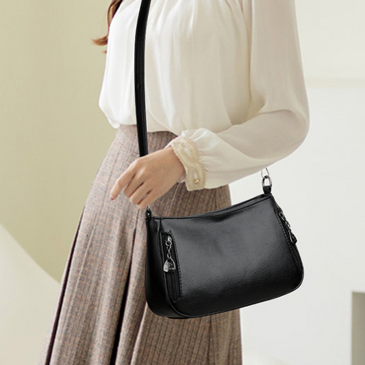 Luxe crossbodytas met textuur voor dames