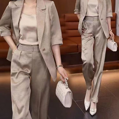 Elegance Afslankende 3-delige set met hoge taille