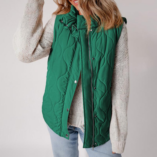 👚 ✨Dames Casual Lichtgewicht Armlose Vest: Stylisch & Lichaamvriendelijk!