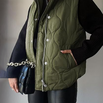 👚 ✨Dames Casual Lichtgewicht Armlose Vest: Stylisch & Lichaamvriendelijk!