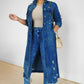 ⏳Tijdelijke Aanbieding⏰Lange gescheurde denim jacket voor vrouwen🧥
