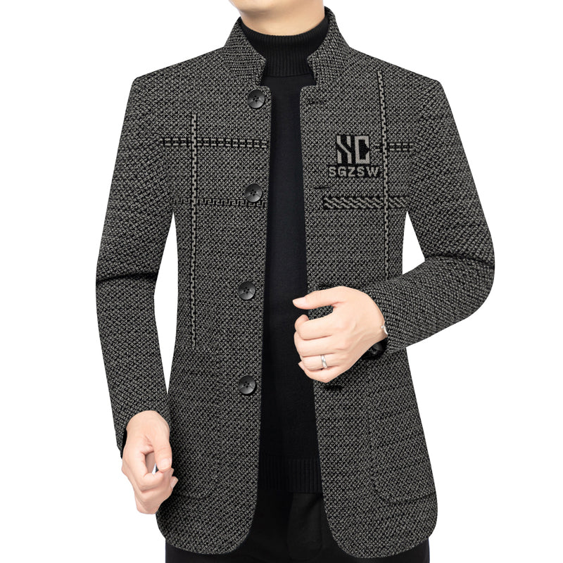 Men's 3D Fit Winter Coat - Thickened Warm Jacket for Casual Outwear