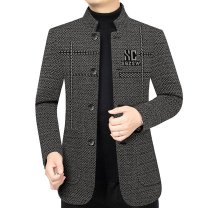 Men's 3D Fit Winter Coat - Thickened Warm Jacket for Casual Outwear