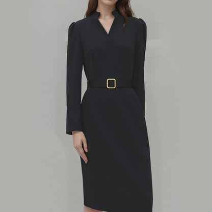 ✨Elegant new arrivals!💃Women's Elegant V-Neck Slim-Fitting Dress