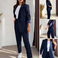 🖤🤍Black Friday Sale🤍🖤 Classic Women's 2-Piece Blazer Set – Ready-to-Wear & Figure-Flattering, Easy to Style!