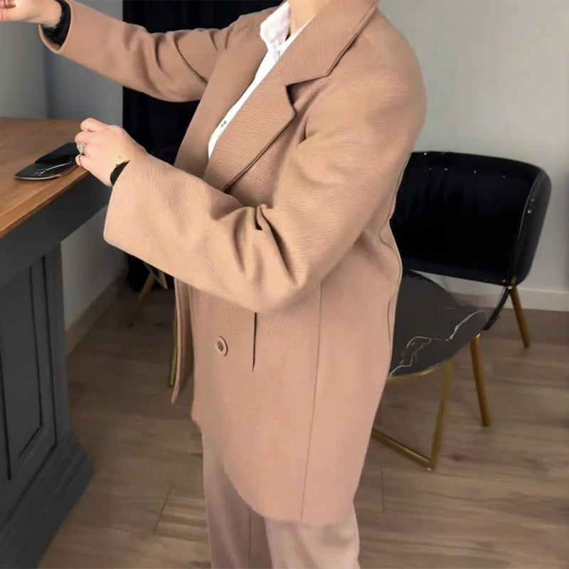 ⏳Limited-time 50% off⏰Women's 2-Piece Trench Coat & Trouser Set🧥👖