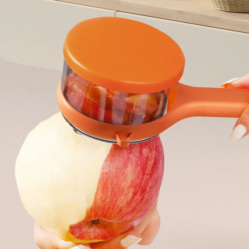 Multifunctional Peeler with Debris Storage Bucket