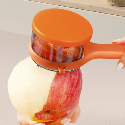 Multifunctional Peeler with Debris Storage Bucket
