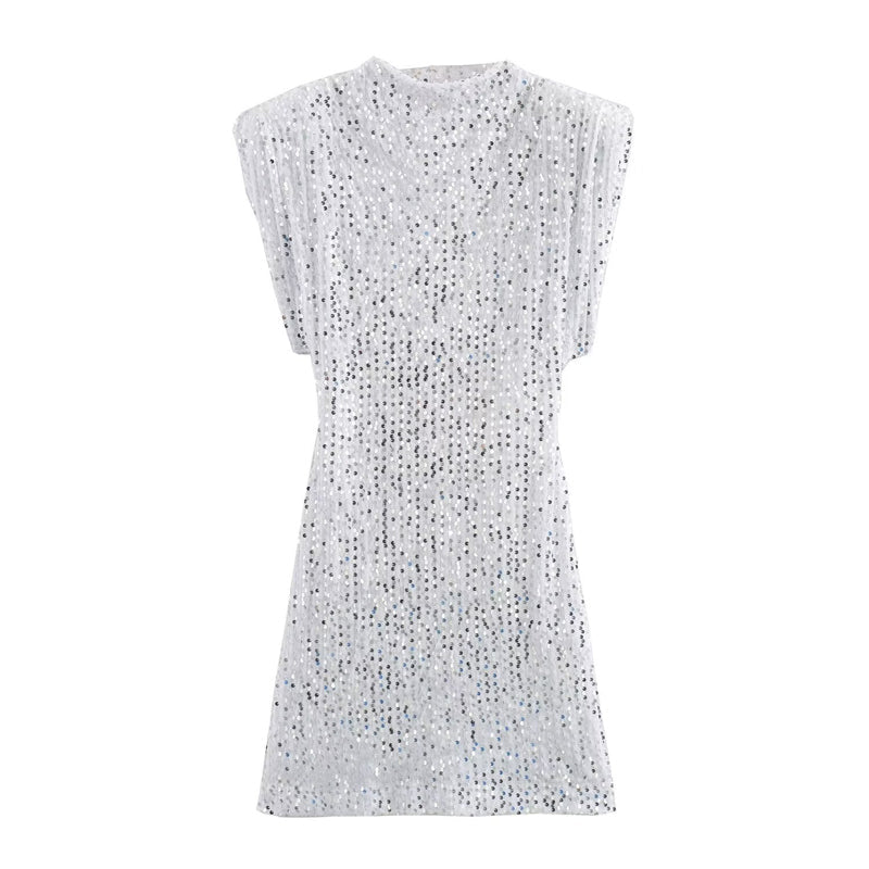 Women’s Sleeveless Sparkly Sequin Dress