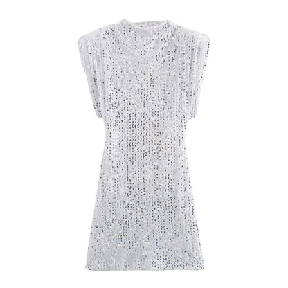 Women’s Sleeveless Sparkly Sequin Dress