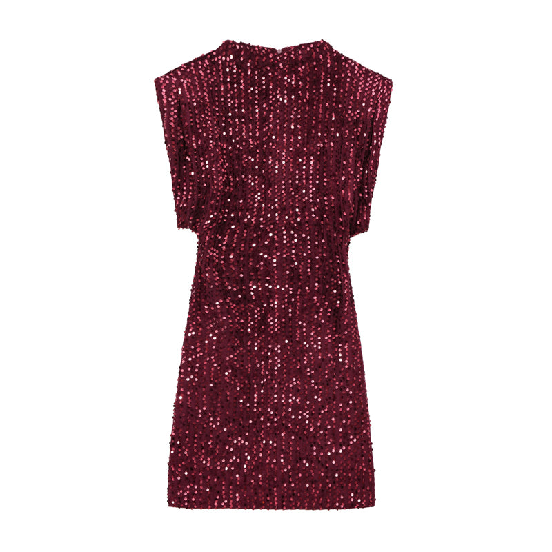 Women’s Sleeveless Sparkly Sequin Dress